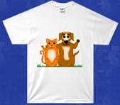 Cat & Dog Angel T-shirt!