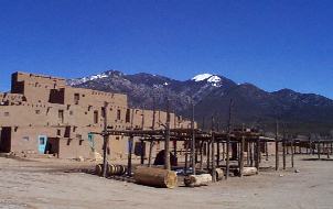 Photo of the Taos Pueblo